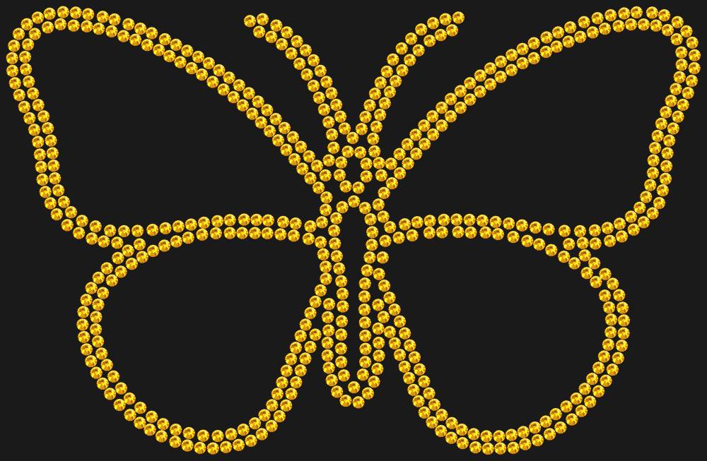 Трафарет Butterfly — RHT_BUTTERFLY1_SS16_TOPAZ