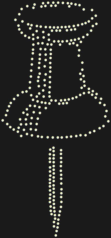 Трафарет Pushpin — RHT_PIN1_SS6_CRYSTAL_AB