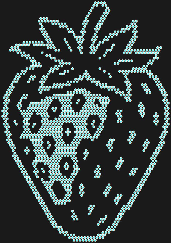 Трафарет Strawberry — RHT_STRAWBERRY1_SS12_CRYSTAL_AB_DMC