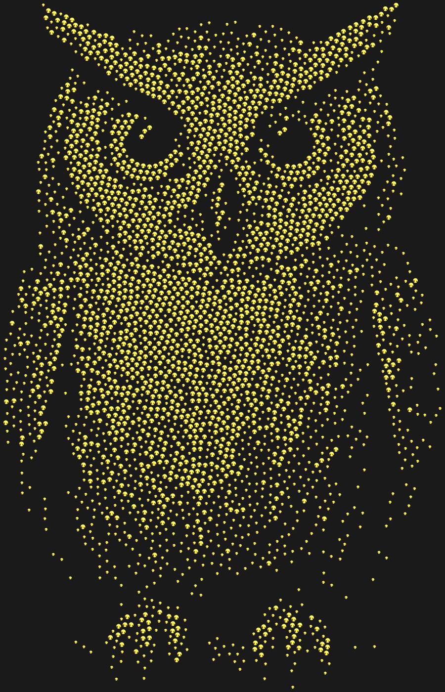 Трафарет Сова — OWLFACE1