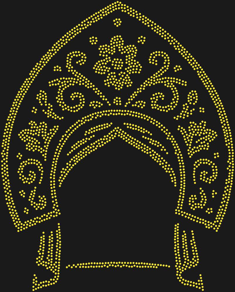 Трафарет Kokoshnik — RHT_KOKOSHNIK1_SS10_TOPAZ