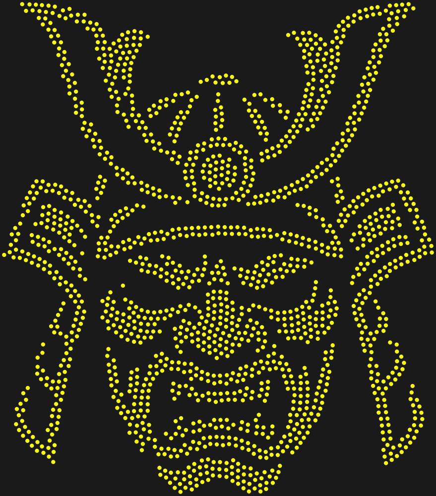 Трафарет Samurai mask — RHT_SAMURAI2_SS10_CITRINE