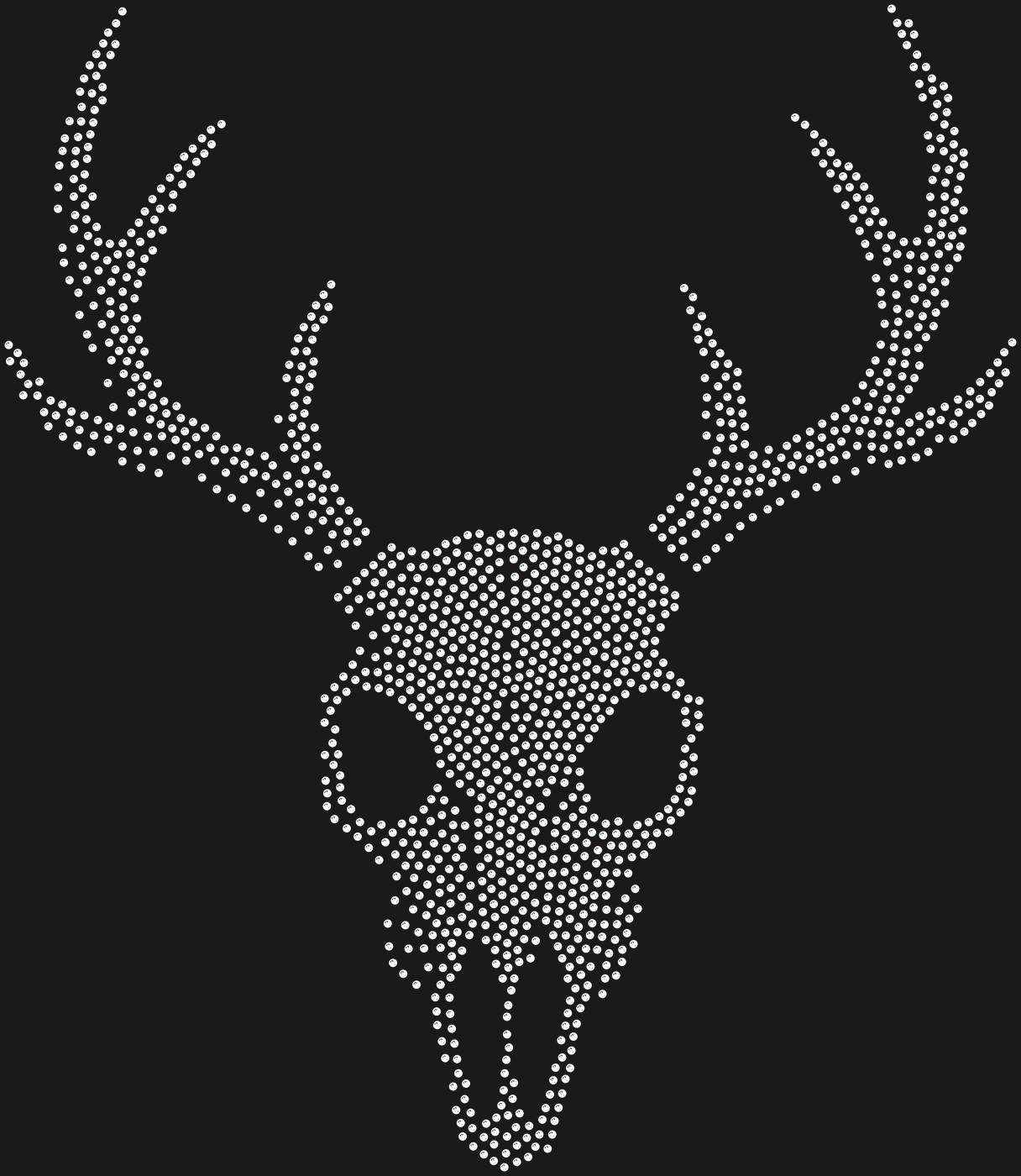 Трафарет Череп оленя — DEERSKULL1