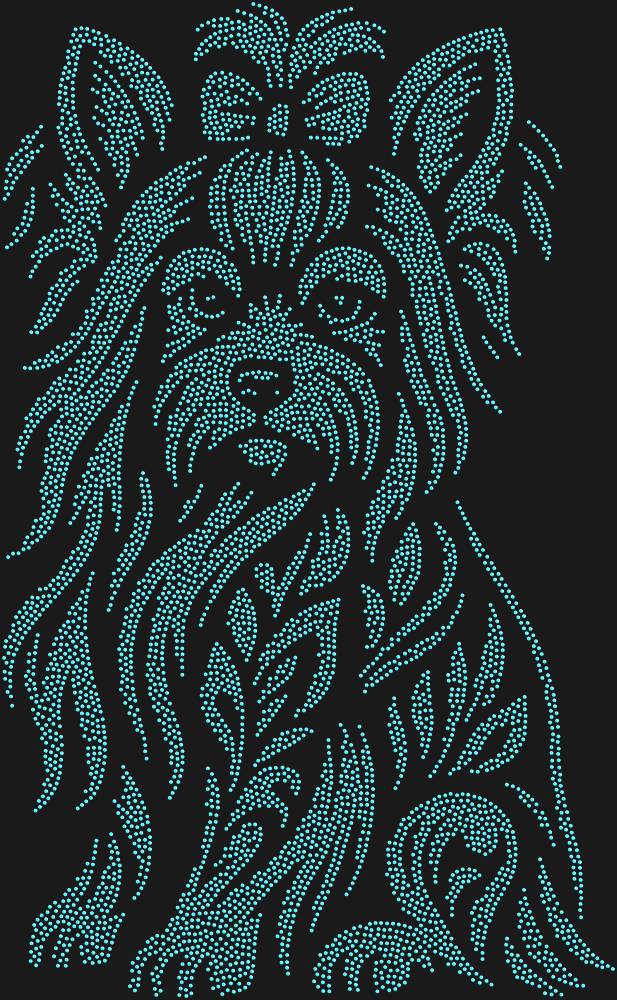 Трафарет Йоркширский терьер — RHT_YORKSHIRETERRIER1_SS8_LT_SAPPHIRE