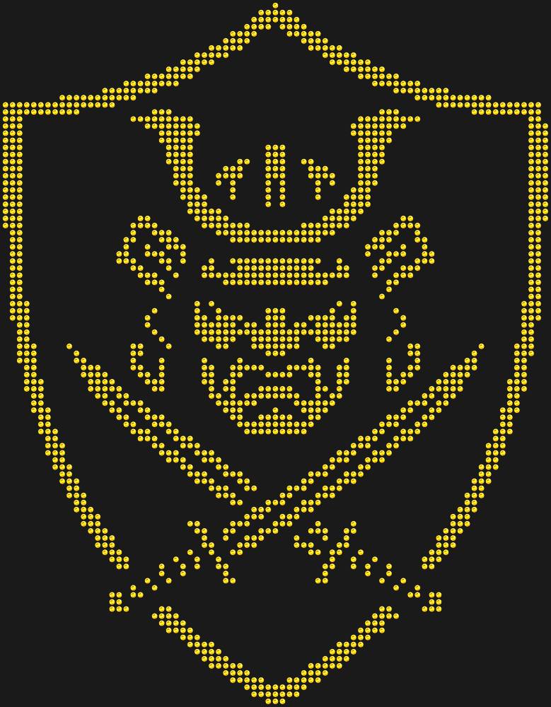 Трафарет Samurai shield — RHT_SAMURAI1_SS16_TOPAZ