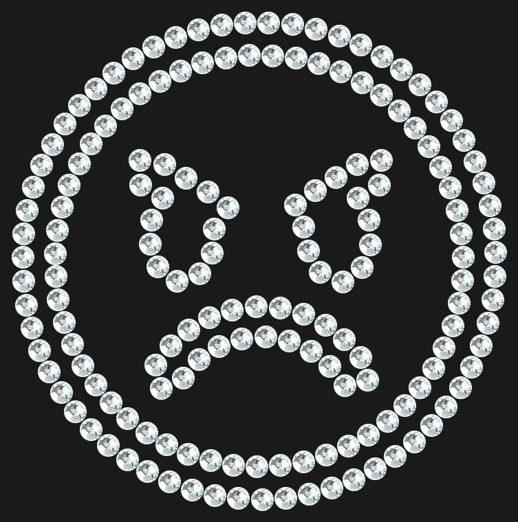 Трафарет Angry emoji — RHT_SMILE5_SS10_CRYSTAL_CLEAR
