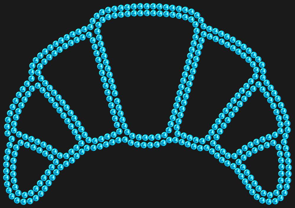 Трафарет Сroissant — RHT_CROISSANT1_SS16_AQUAMARINE