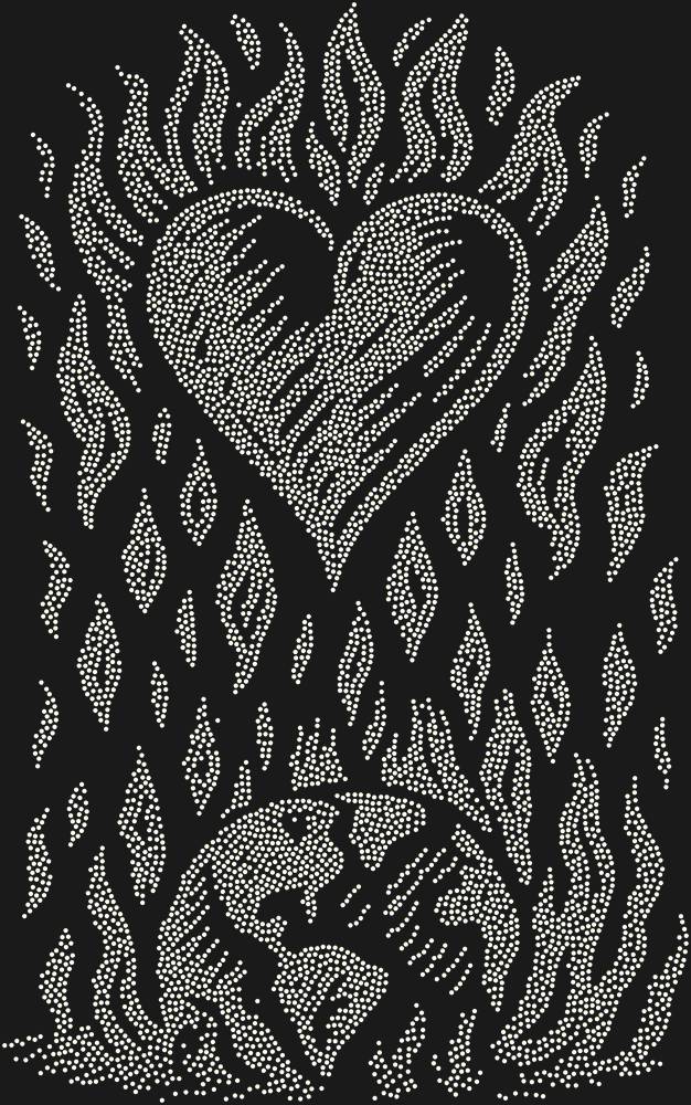 Трафарет Heart — RHT_HEARTFIRE1_SS10_CRYSTAL_AB