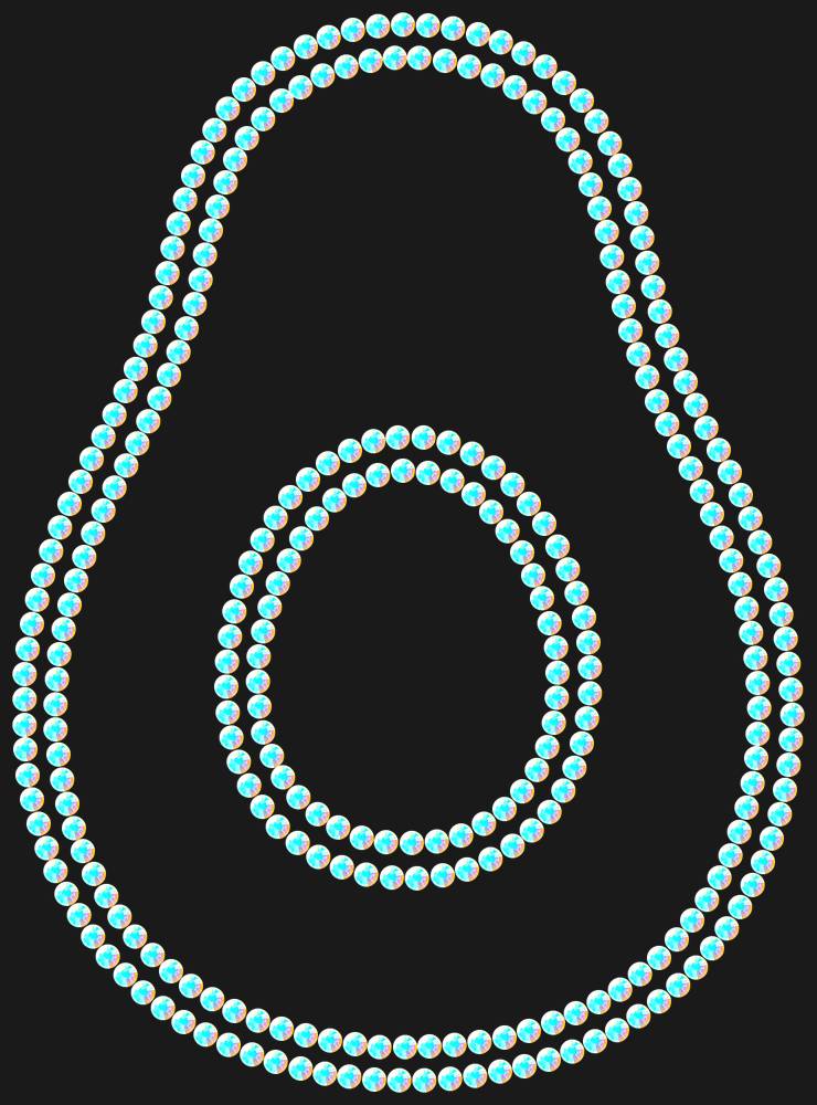Трафарет Avocado — RHT_AVOCADO1_SS10_CRYSTAL_AB_DMC