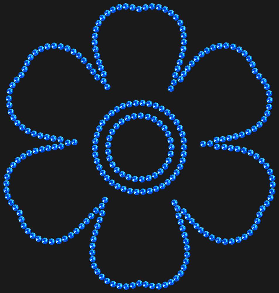 Трафарет Forget-me-not — RHT_FLOWER3_SS10_SAPPHIRE