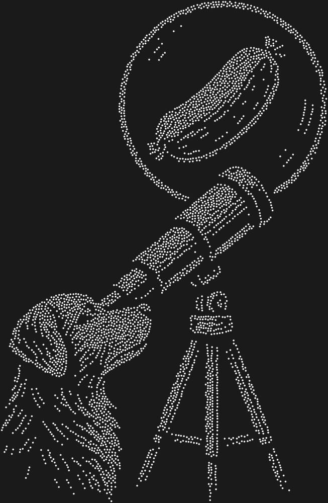 Трафарет Astronomer-dog — RHT_DOG6_SS6_CRYSTAL_CLEAR