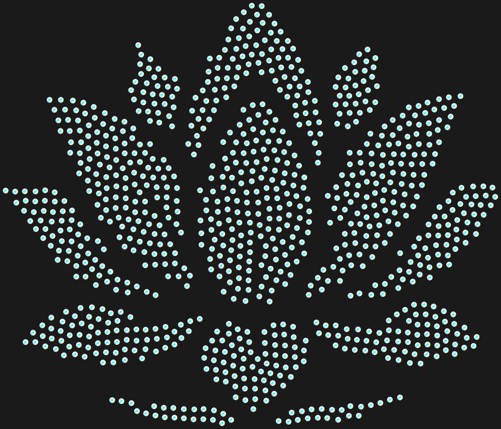 Трафарет Lotus — RHT_LOTUS2_SS12_CRYSTAL_AB_DMC
