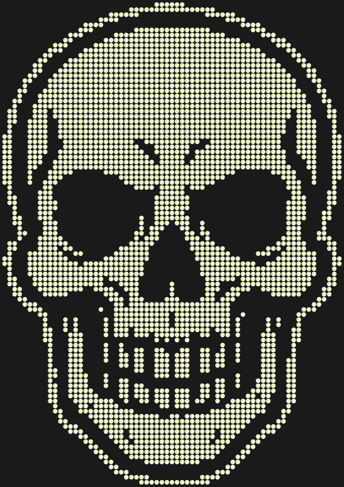 Трафарет Skull — RHT_SKULL1_SS12_CRYSTAL_AB