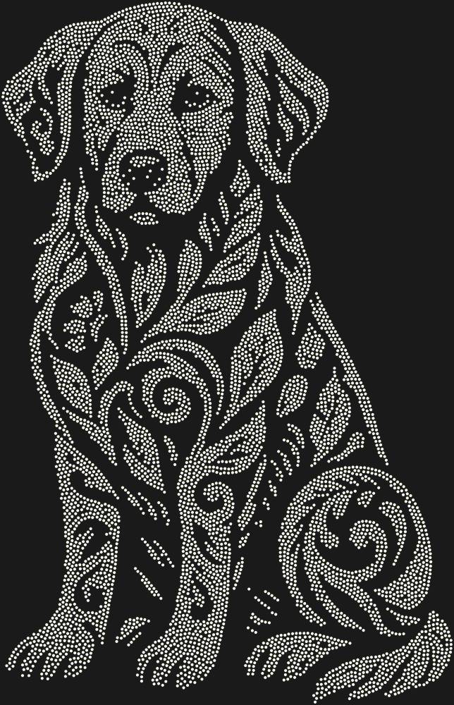 Трафарет Labrador Retriever — RHT_LABRADOR1_SS10_CRYSTAL_AB