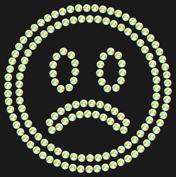 Трафарет Sad emoji — RHT_SMILE6_SS6_CRYSTAL_AB