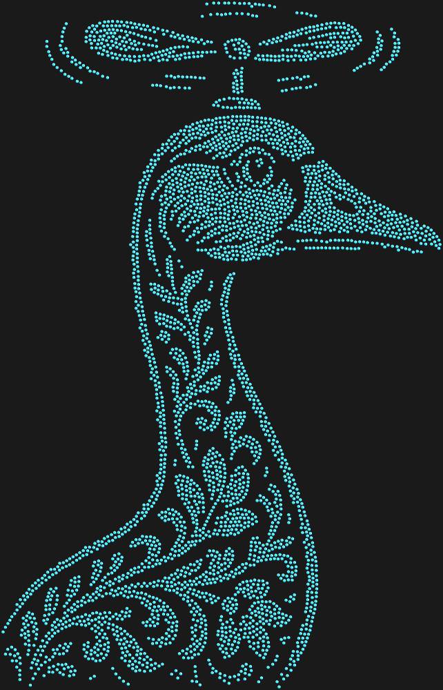 Трафарет Гусь Пропеллер — RHT_GOOSE2_SS10_LT_SAPPHIRE