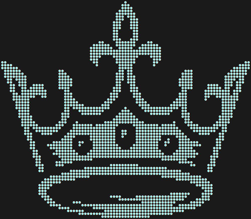 Трафарет Crown — RHT_CROWN2_SS10_CRYSTAL_AB_DMC