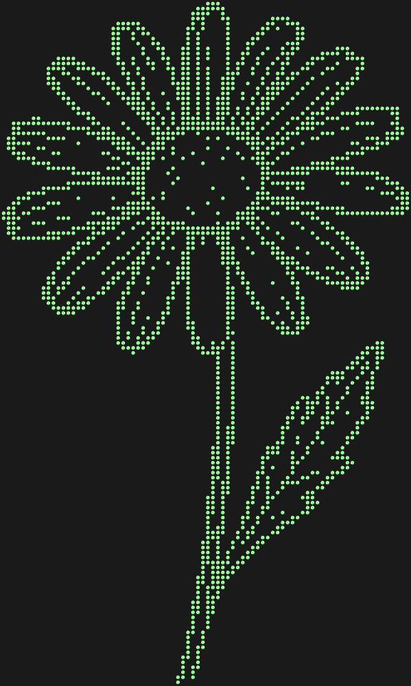 Трафарет Chamomile — RHT_CHAMOMILE1_SS16_LT_PERIDOT