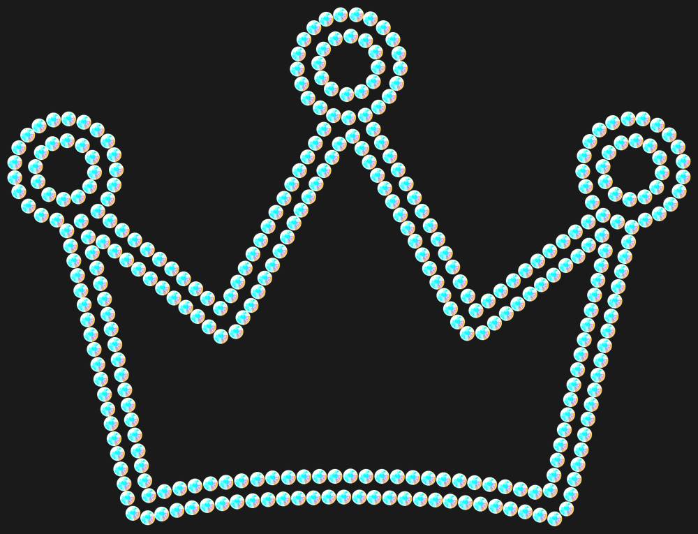 Трафарет Crown — RHT_CROWN1_SS12_CRYSTAL_AB_DMC