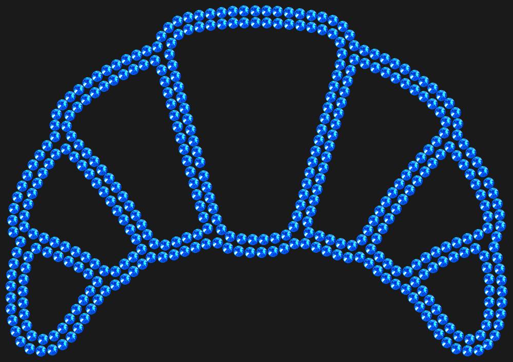 Трафарет Сroissant — RHT_CROISSANT1_SS16_SAPPHIRE