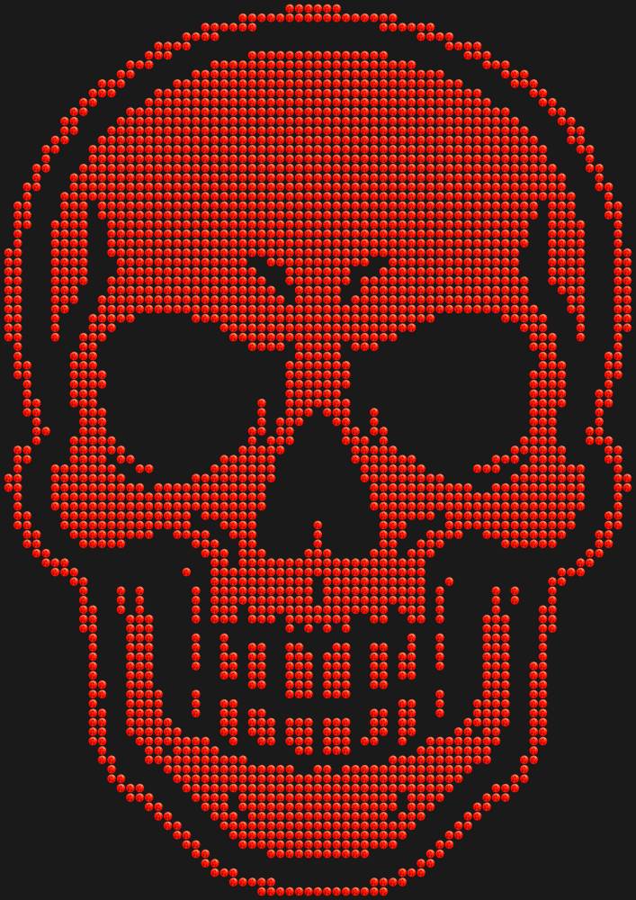 Трафарет Skull — RHT_SKULL1_SS16_LT_SIAM