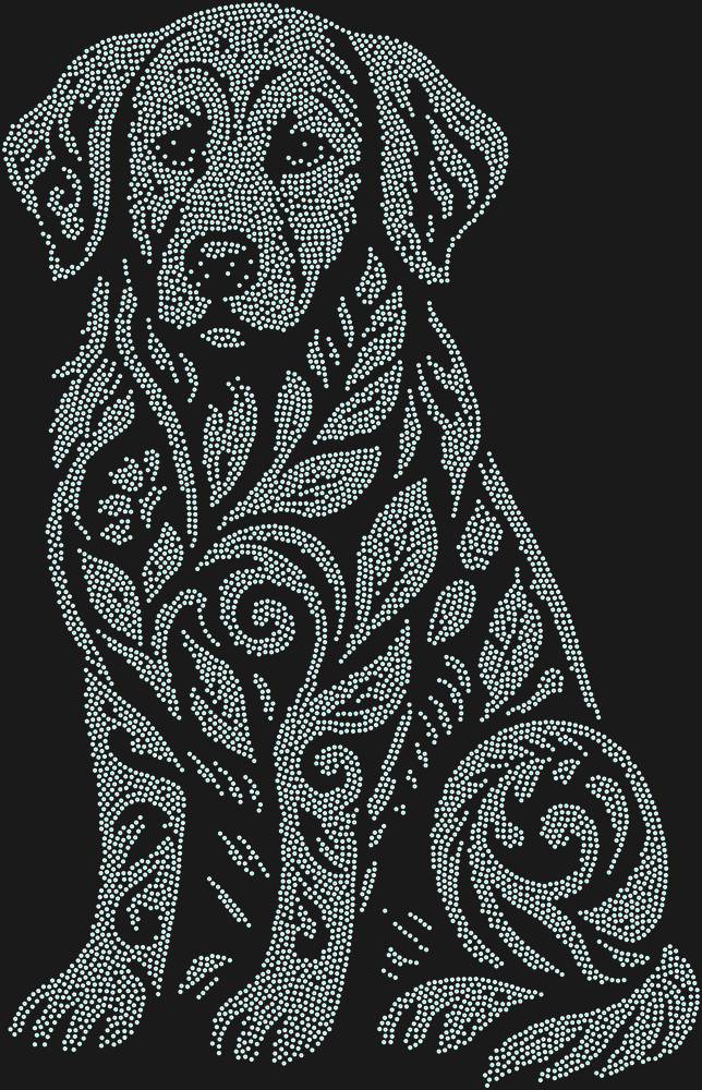 Трафарет Labrador Retriever — RHT_LABRADOR1_SS20_CRYSTAL_AB_DMC
