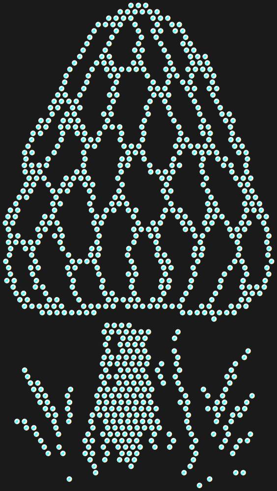 Трафарет Morel — RHT_MOREL1_SS12_CRYSTAL_AB_DMC