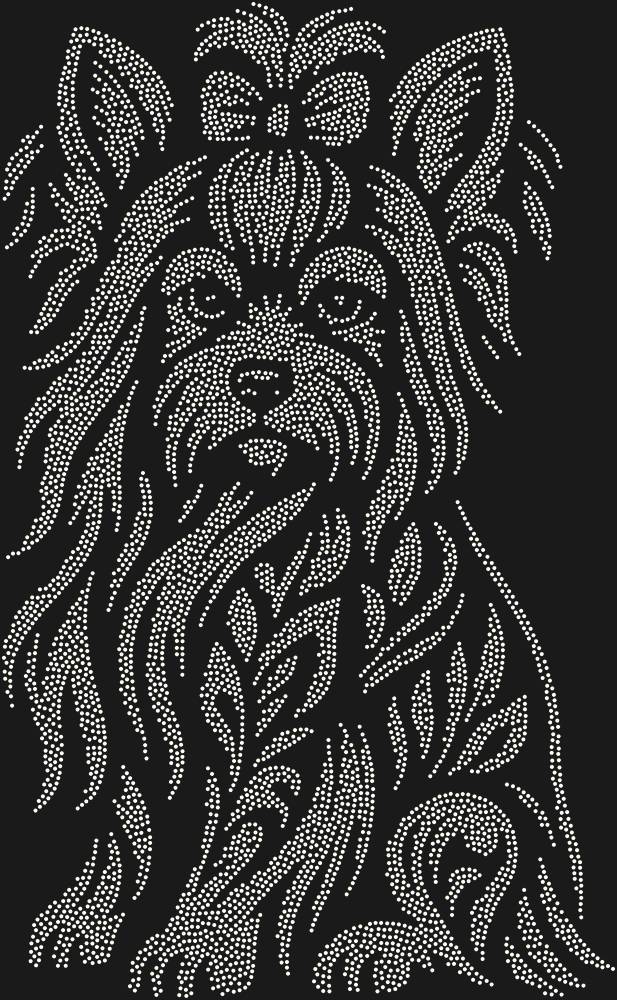 Трафарет Йоркширский терьер — RHT_YORKSHIRETERRIER1_SS16_CRYSTAL_AB