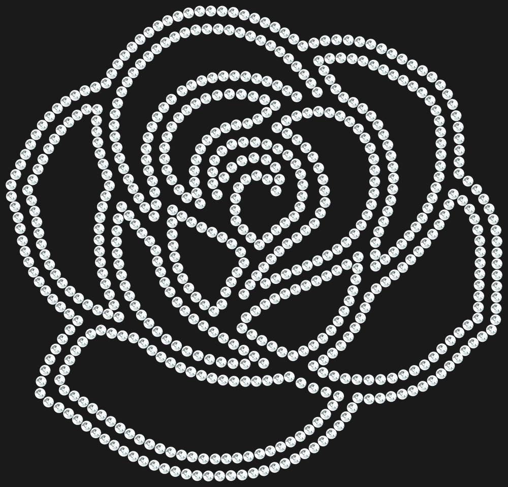 Трафарет Rose — RHT_ROSE1_SS20_CRYSTAL_CLEAR