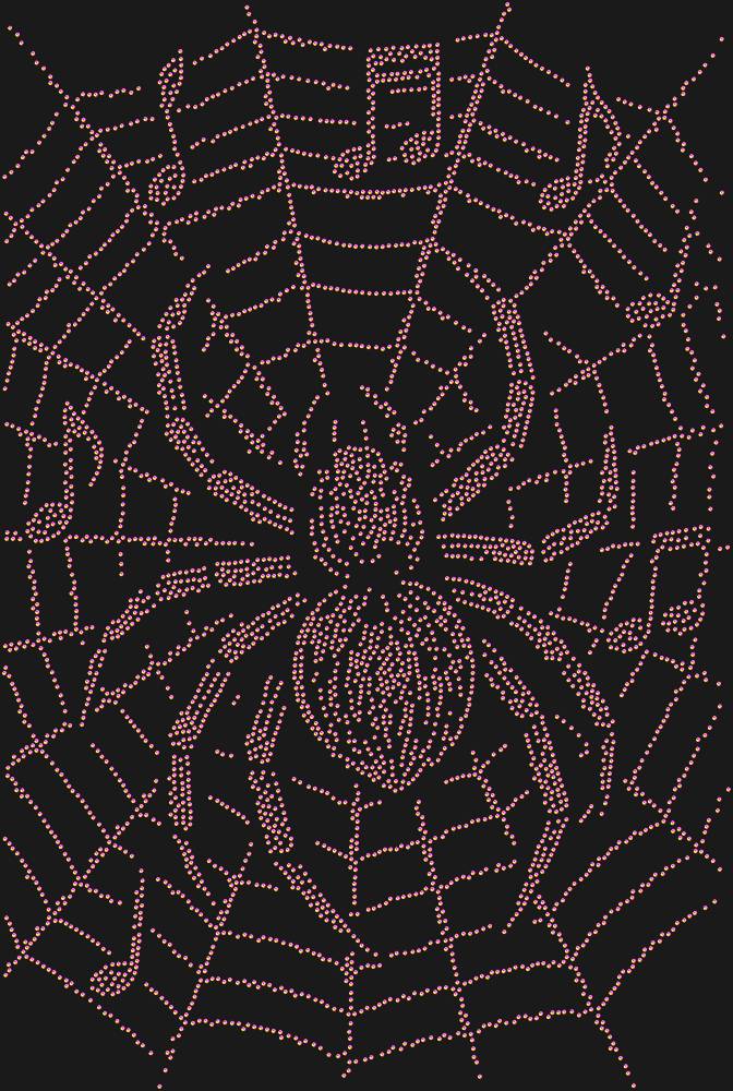 Трафарет Паук-музыкант — RHT_SPIDER1_SS16_RAINBOW