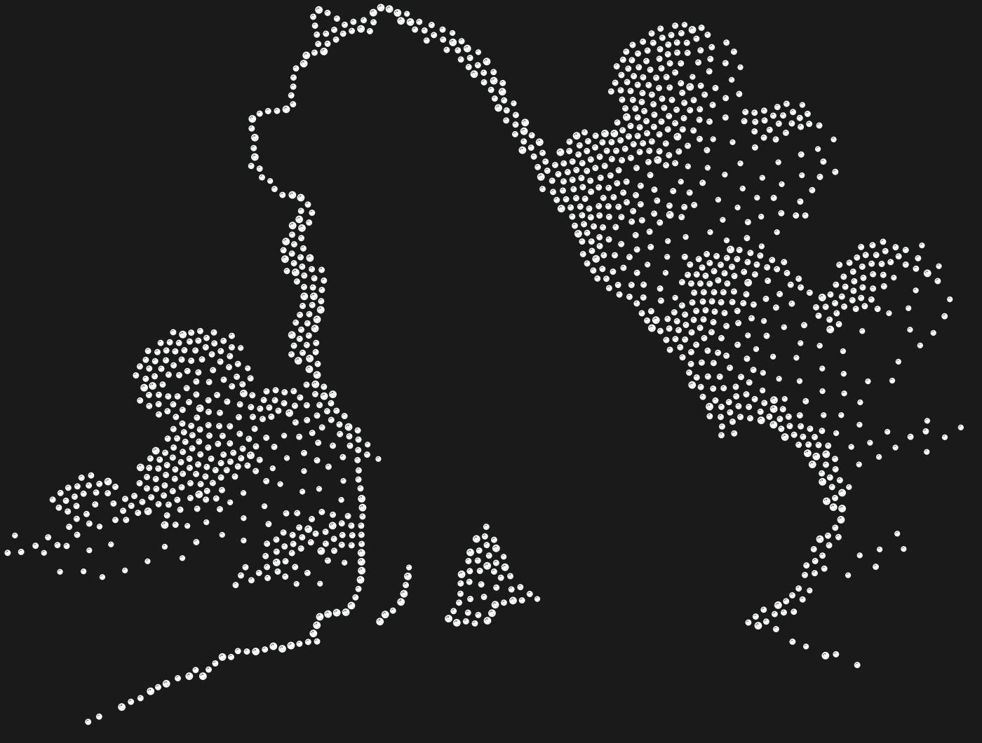 Трафарет Чау-чау на вершине — CHOWCHOW2