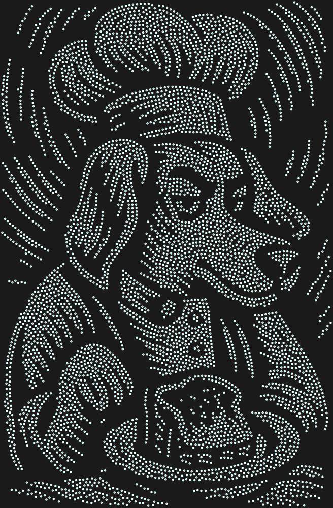 Трафарет Chef Dog — RHT_DOGCOOK1_SS10_CRYSTAL_AB_DMC