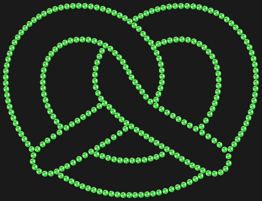 Трафарет Pretzel — RHT_PRETZEL1_SS16_LT_PERIDOT