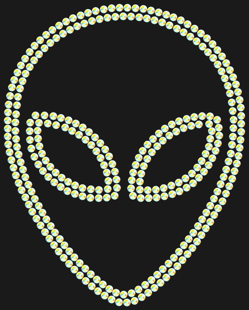 Трафарет Alien — RHT_UFO1_SS10_CRYSTAL_AB