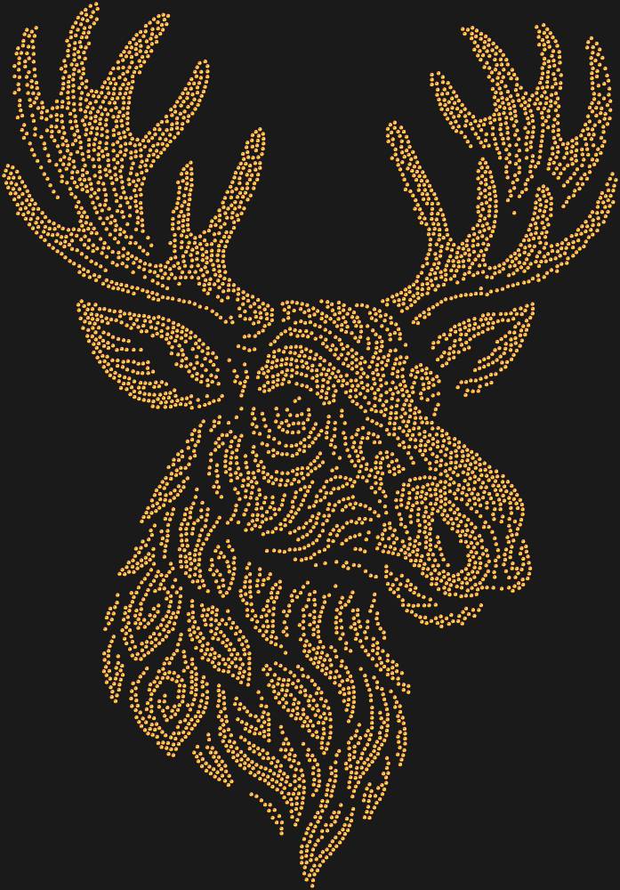 Трафарет Лось — RHT_ELK1_SS10_RED_VOLCANO