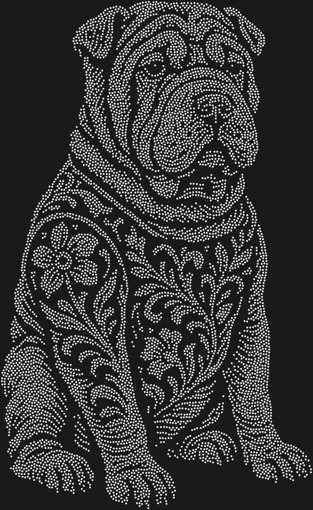 Трафарет Шарпей — RHT_DOG5_SS20_CRYSTAL_AB