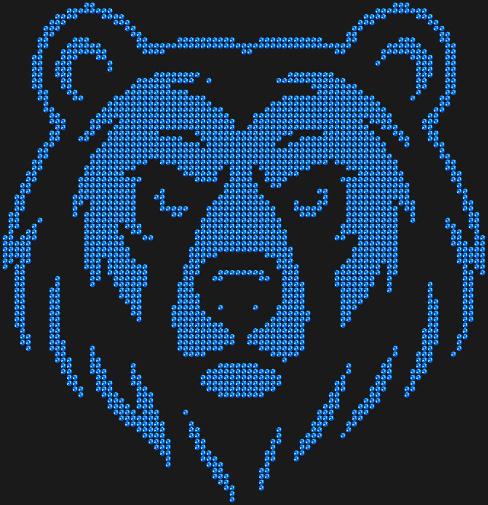 Трафарет Bear — RHT_BEAR1_SS16_SAPPHIRE