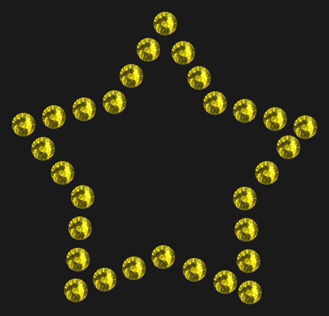 Трафарет Mini star contour — RHT_STAR4_SS16_OLIVE
