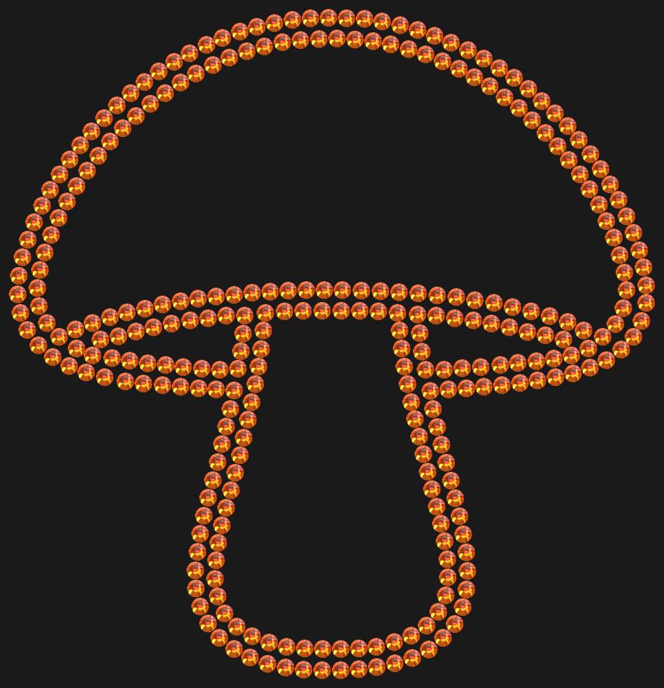 Трафарет Mushroom — RHT_MUSHROOM1_SS10_RED_VOLCANO