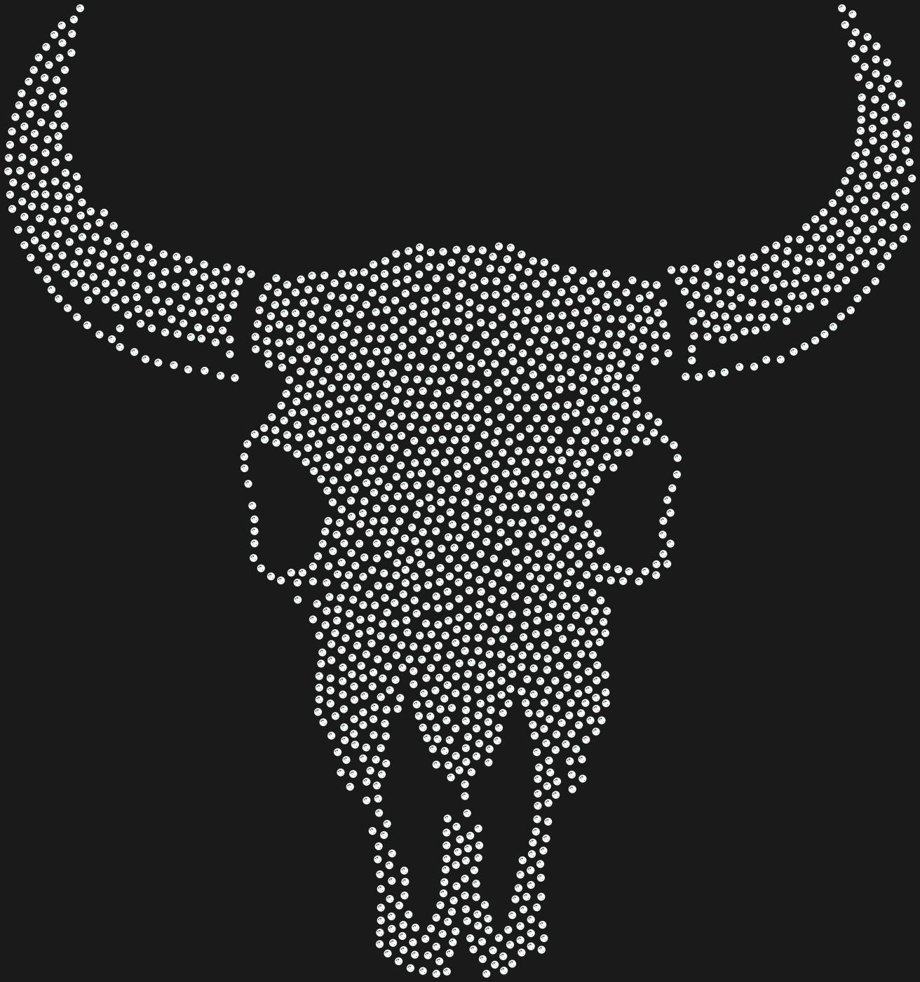 Трафарет Череп быка — BULLSKULL1