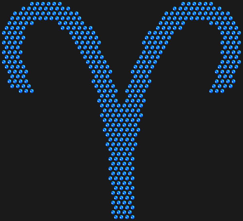 Трафарет Aries (Zodiac sign) — RHT_ZODIACARIES1_SS10_SAPPHIRE
