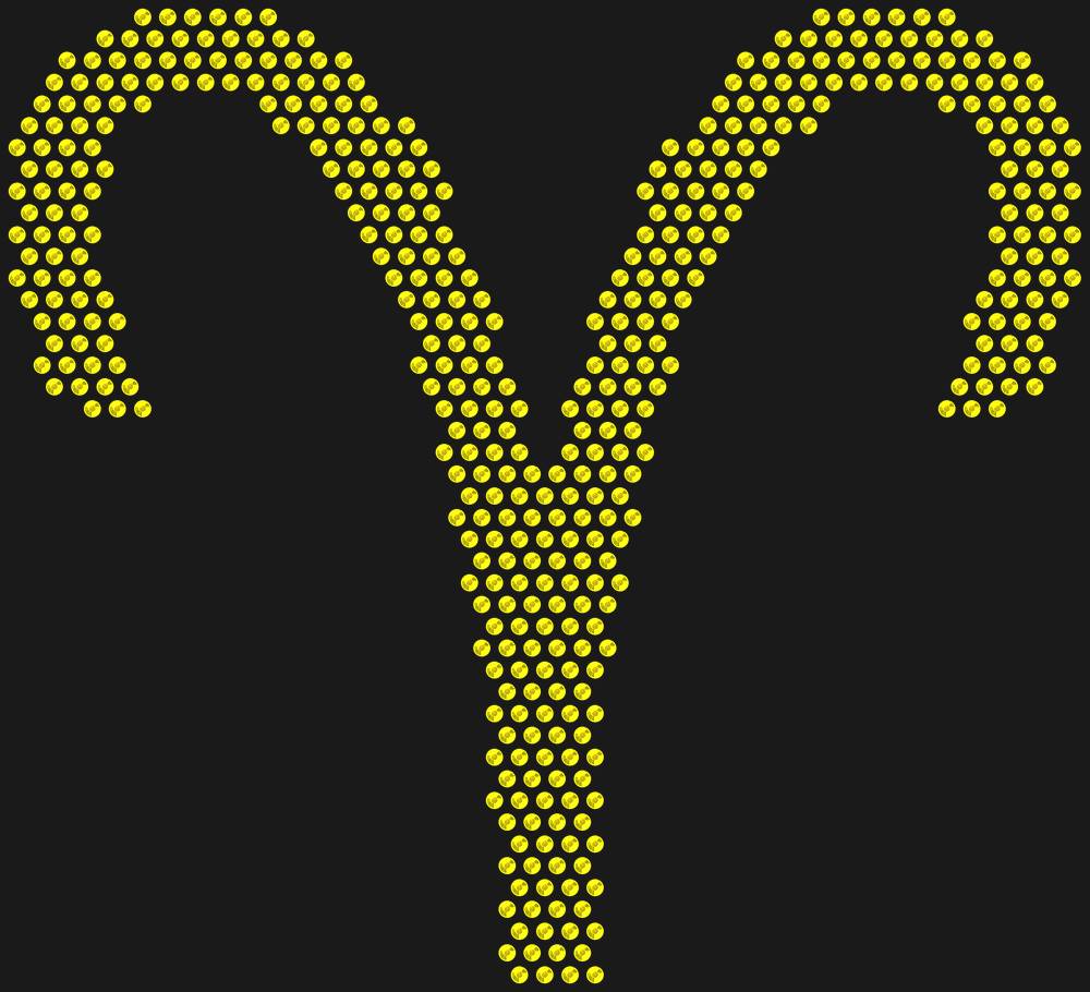 Трафарет Aries (Zodiac sign) — RHT_ZODIACARIES1_SS16_CITRINE