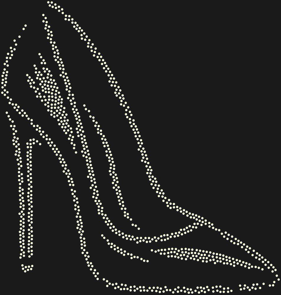 Трафарет Stiletto heel — RHT_STILETTO1_SS16_CRYSTAL_AB