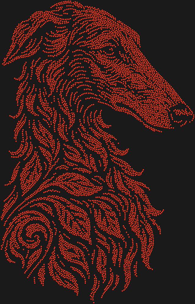 Трафарет Русская борзая — RHT_GREYHOUND1_SS16_LT_SIAM