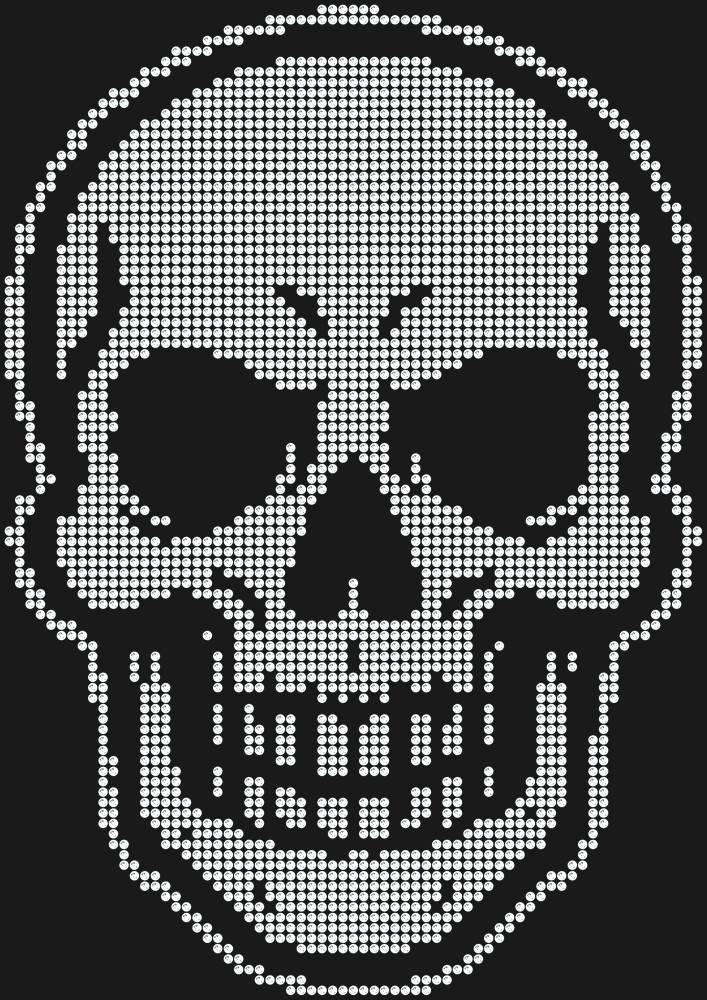 Трафарет Skull — RHT_SKULL1_SS12_CRYSTAL_CLEAR