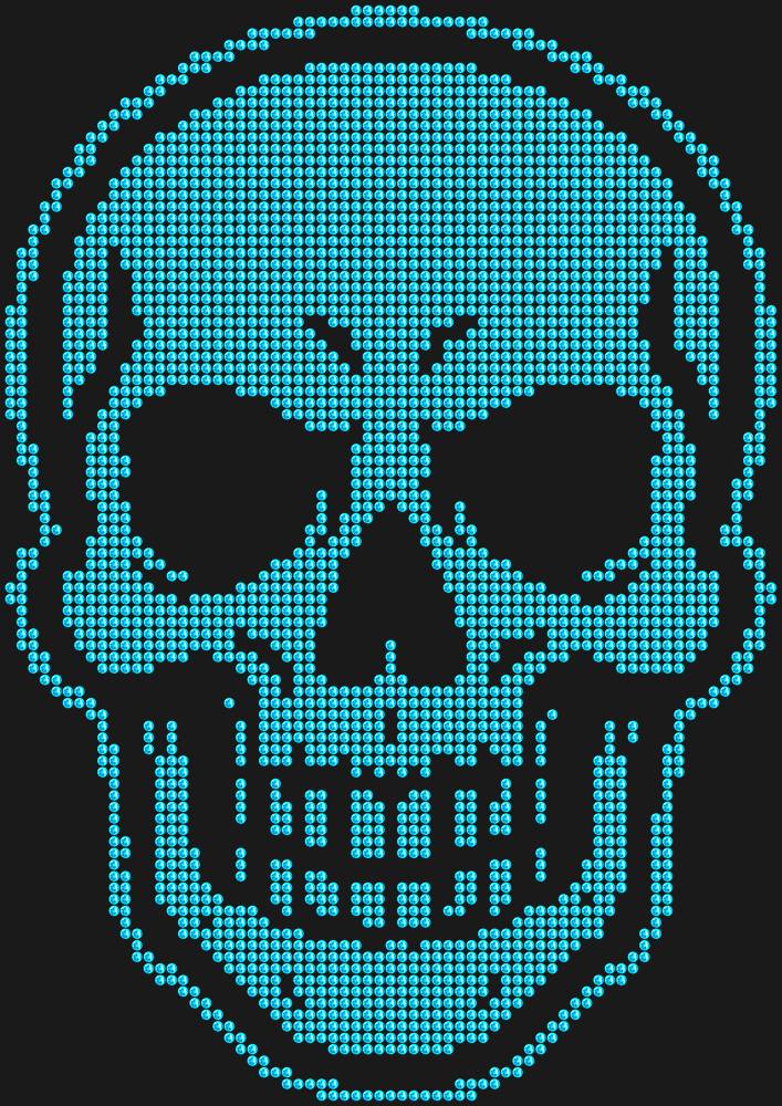 Трафарет Skull — RHT_SKULL1_SS16_AQUAMARINE