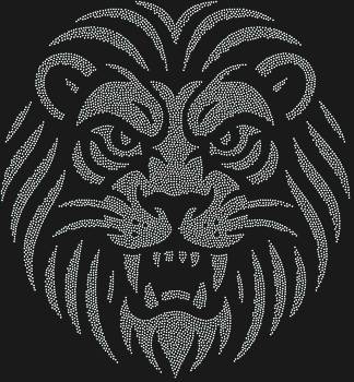 Маска Лев, сияющая 6714 стразами, воплощает собой величественный дух Африки, где каждый блеск — это отголосок дикой красоты и могучей силы.