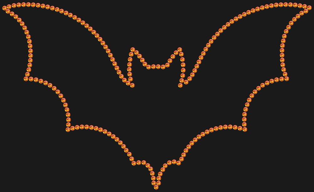 Трафарет Bat — RHT_BAT1_SS16_RED_VOLCANO