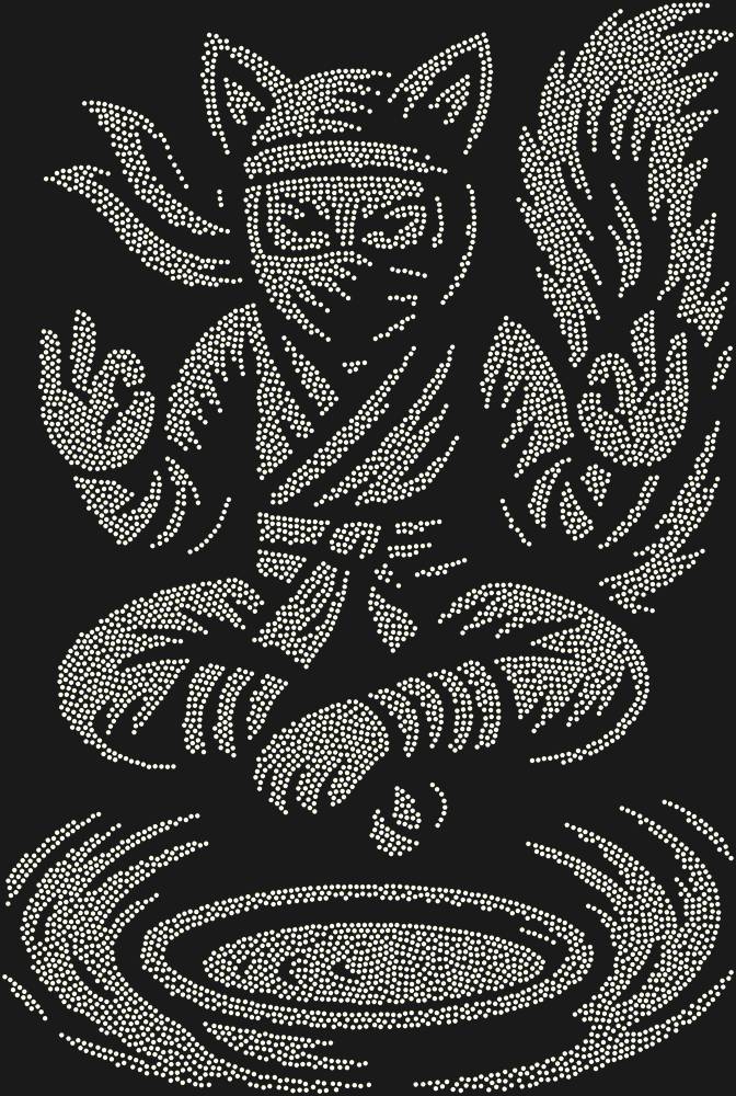 Трафарет Кот-ниндзя — RHT_CATNINJA1_SS20_CRYSTAL_AB