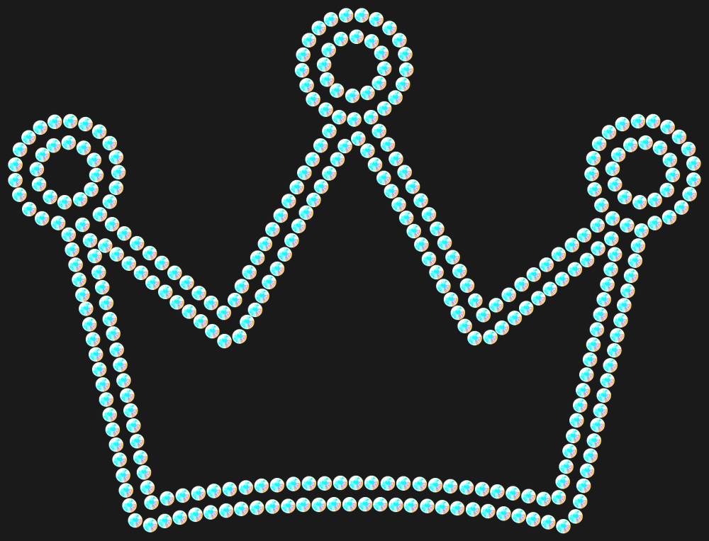 Трафарет Crown — RHT_CROWN1_SS6_CRYSTAL_AB_DMC